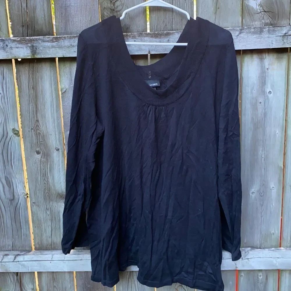 Lane Bryant Black Cotton top sz. 22/24